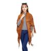 Women Shawl Warm Fabric Solid Color Versatile Hollow Tassels Hem Winter Scarf Comfortable Shawl Wrap