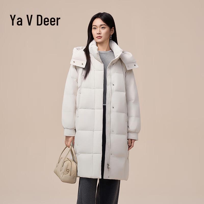 

Yalu Women s Long Hooded Winter Down Jacket XL