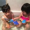 Exclusive Vinyl Water Play Set for Bathing: Shark, Octopus, and Turtle
