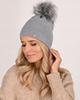 Winter Hat With Pompom, Two Layers A13