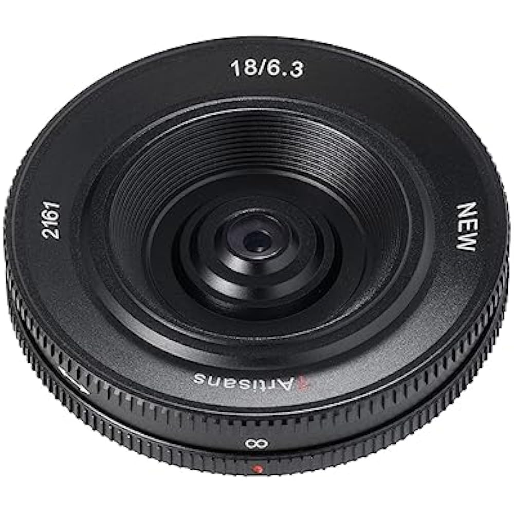 Seven Craftsmen 7Artisans 18mm F6.3 II E Mount Sony E (APS-C) Black Body Cap Lens