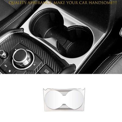 For Mazda CX-5 2017-2024 Silver Titanium Center Console Water Cup Holder Panel