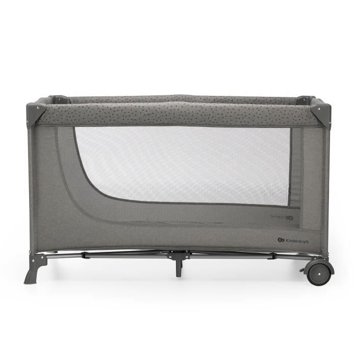 Kinderkraft Lit Parapluie 2 En 1 JOY 2 Gris