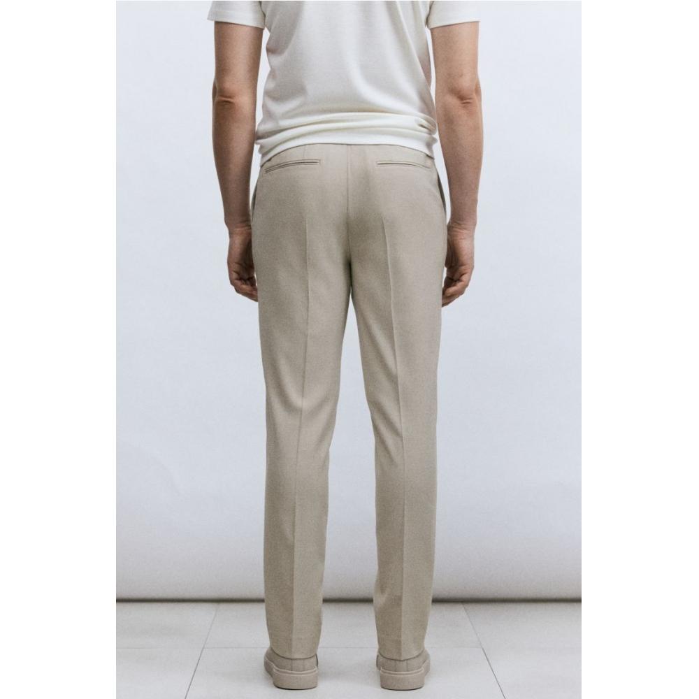 H M Suit Pants sliM Fit Beige