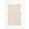 Budhi Mudra Women Essential V sleeVeless Bone White B61002atn51 V08
