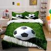 Soccer Balls On Grass. Bedding Sets Duvet Cover Sets Duvet Covers Pillowcases(1 * Duvet Cover 2 * Pillowcases Without Duvet Insert)