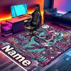 Custom Name Personalized Harley Quinn Print Carpet, Versatile Home Decor Rug, for Playroom, Apartment, Balcony, Entryway, Hallway Gift