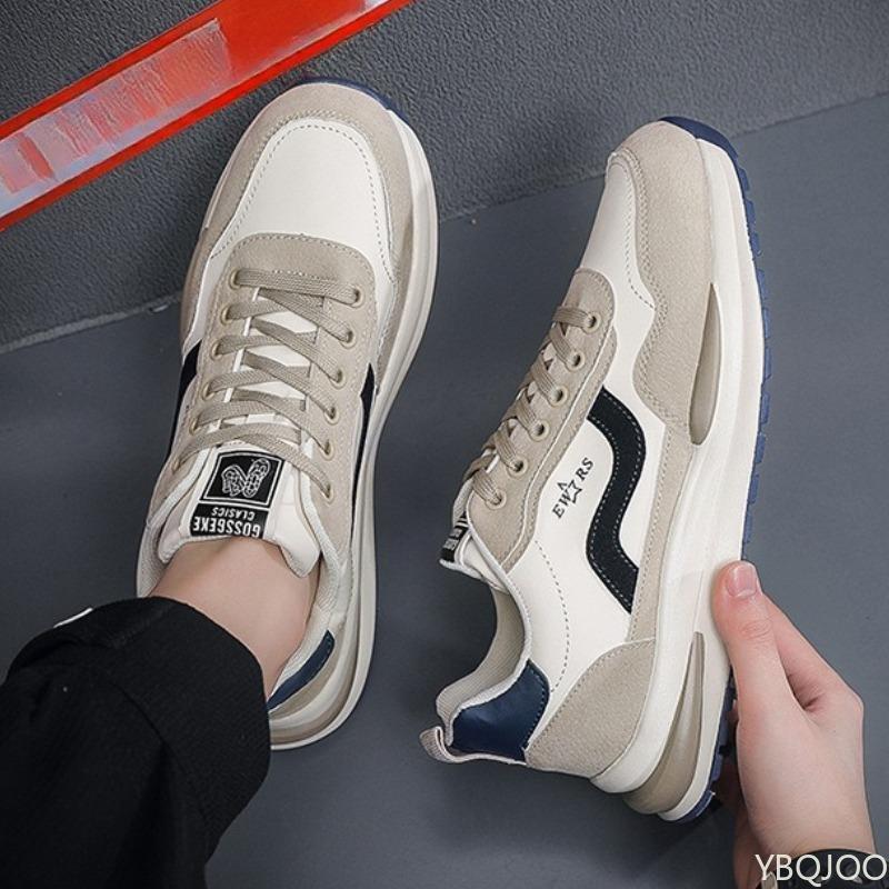 Herren Frühling Herbst atmungsaktive Laufschuhe trendige vielseitige Freizeitschuhe dicksohlige Herren einfache bequeme Schuhe