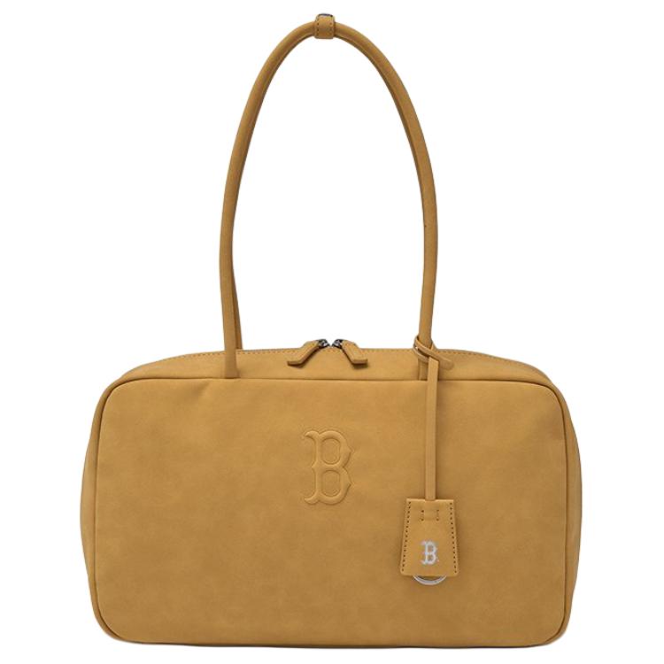 

MLB Boston Red Sox Adjustable Detachable Shoulder Strap Tote Bag Shopping Bag Women Tote Bags Deep-Yellow 3AORSD16N-43YED Khaki
