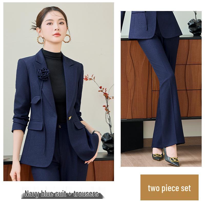Elegant Women's Autumn/Winter Suit Set - Professional, Fashionable, and Versatile Workwear