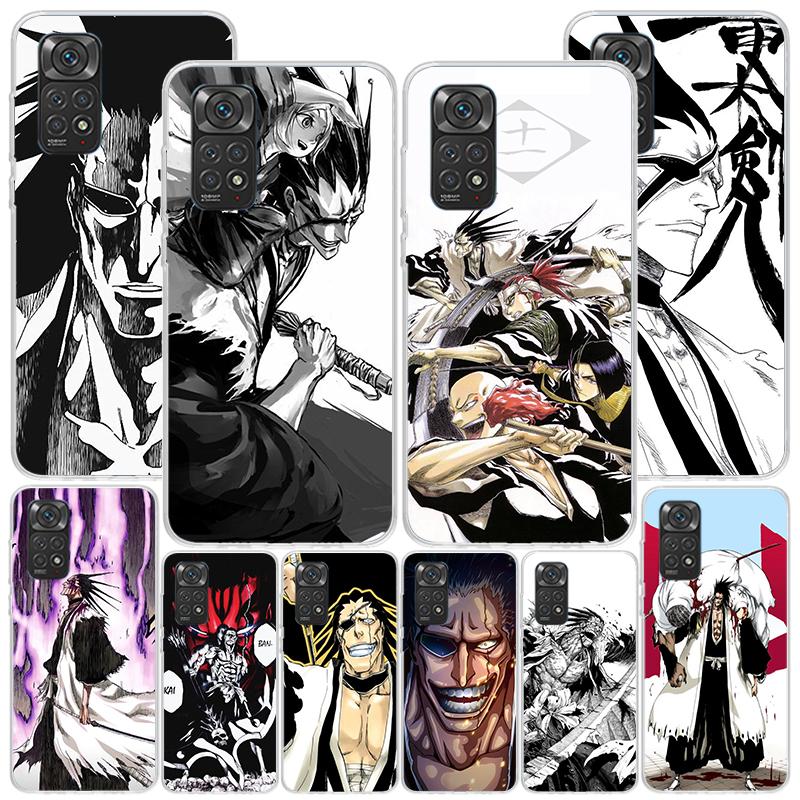 Custodia per Telefono Bleach Zaraki Kenpachi Per Xiaomi Redmi Note 15 14 13 12S 12 11 Pro Plus 14S 11S 11E 10 10S 11T 5G Copertura Personalizzata