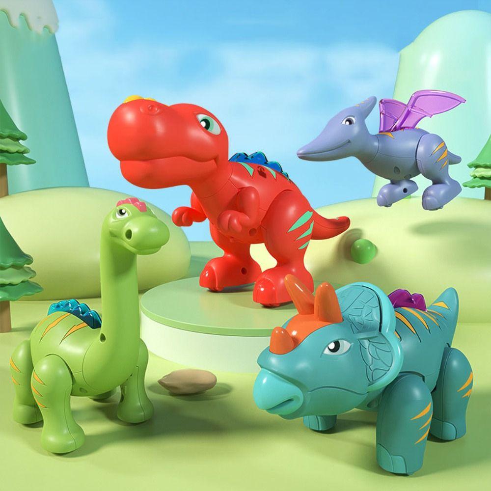 

Plastics Magnetic Dinosaur Toys Puzzle Simulation Animal Dinosaur Model Kids Toddler Montessori синій