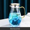 High Borosilicate Diamond Glass Cold Water Pitcher Set