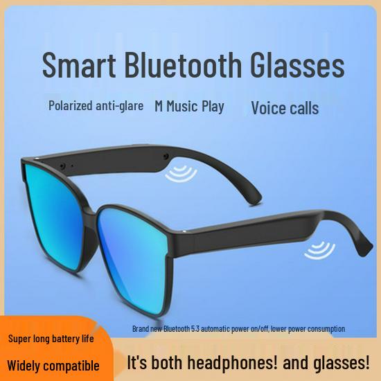Occhiali Bluetooth Intelligenti AIMB-G1 con Chiamata e Registrazione Video per Miopia e Sport all'Aperto.