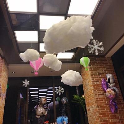 Wedding Props Cotton Clouds T Road Wedding Photography Party Children Room DIY Decorative Window Layout Simulation White Clouds