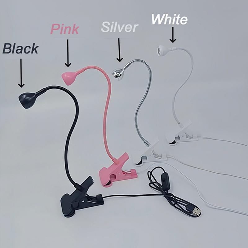 Lampa LED UV do paznokci do suszenia żelowego lakieru do paznokci, klipsowa, elastyczna, biurkowa, mini, przenośna, USB, lampa do paznokci, suszarka UV do manicure salonowego