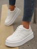 Fashion 2025 New Style Casual Shoes For Women, Ladies Platform Shoes, White Shoes, Comfortable Sneakers, Increase
