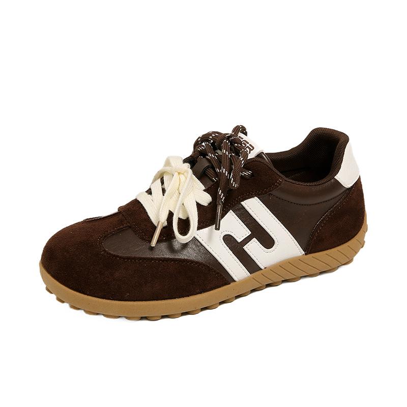 American retro German training shoes women's 2025 summer new color matching Forrest Gump shoes women's platform versatile casual sports shoes women