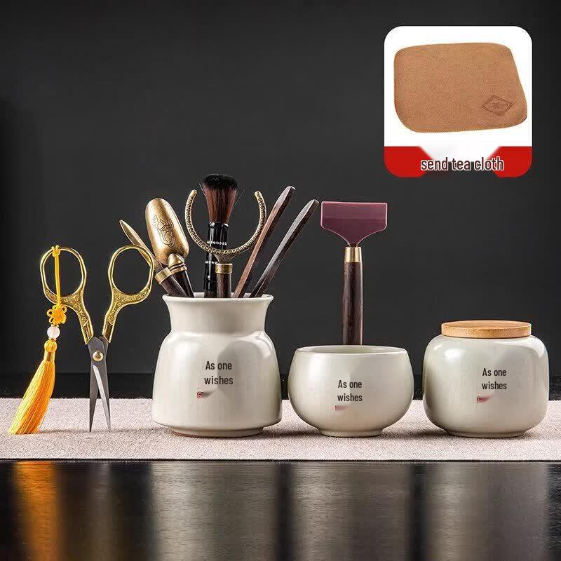 Youluo Ru Kiln Tea Ceremony Six Gentlemen Set