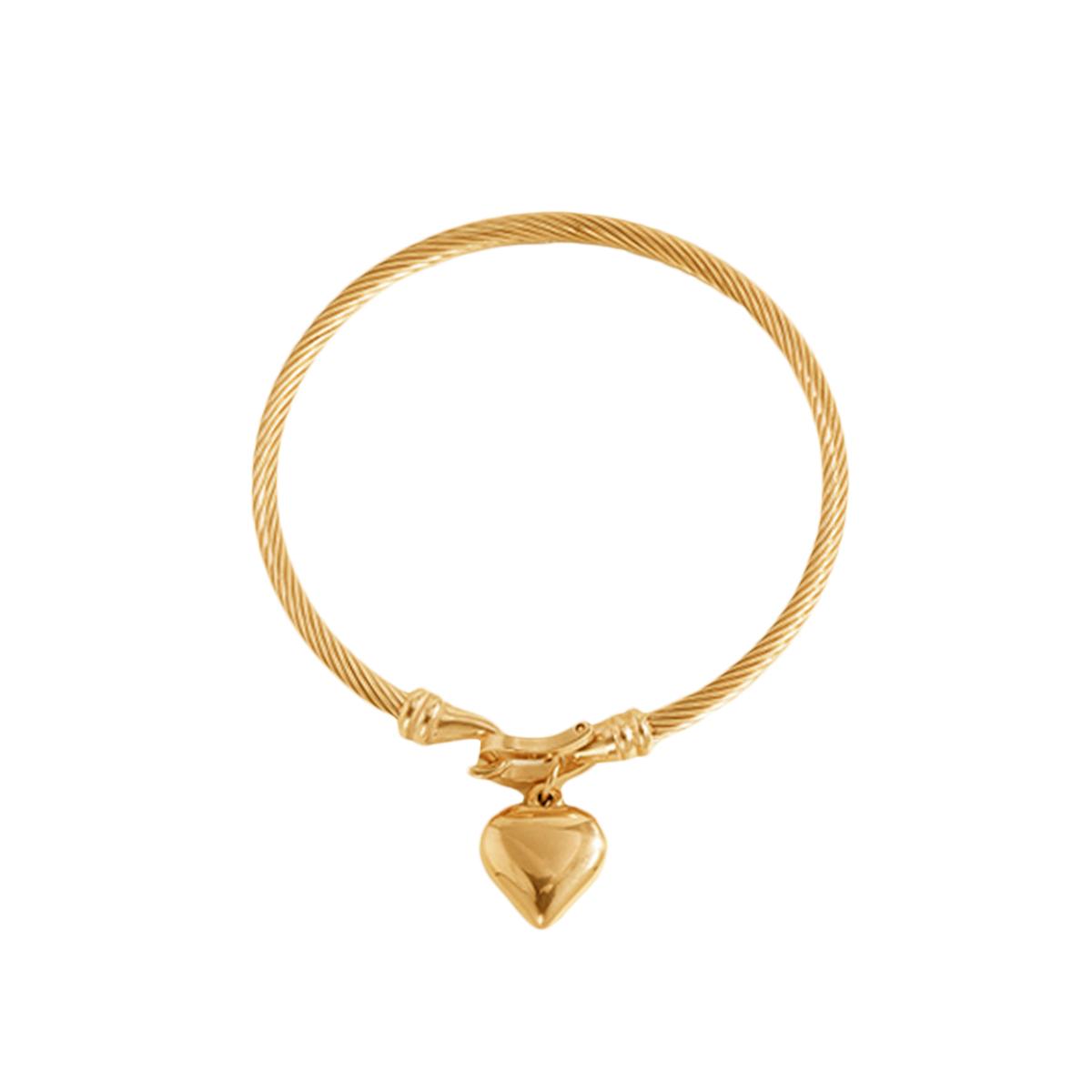 

Браслет Женский браслет Браслет из нержавеющей стали Браслет с сердцем Модный Персонализированный браслет с крючком в виде подковы