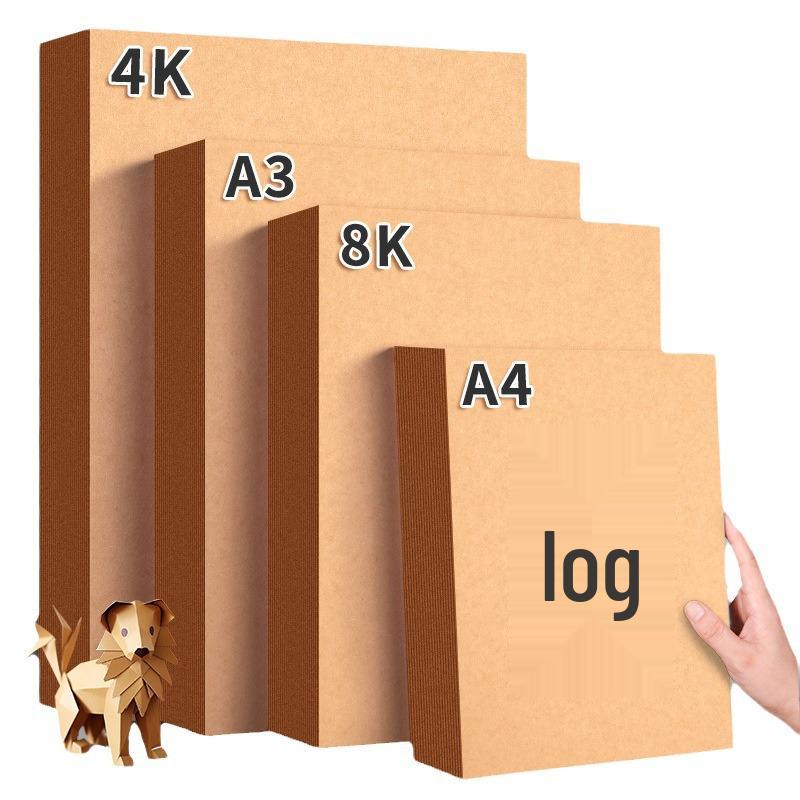 A4 300g Thick Kraft Paper for DIY Projects, Binding, and Printable Covers