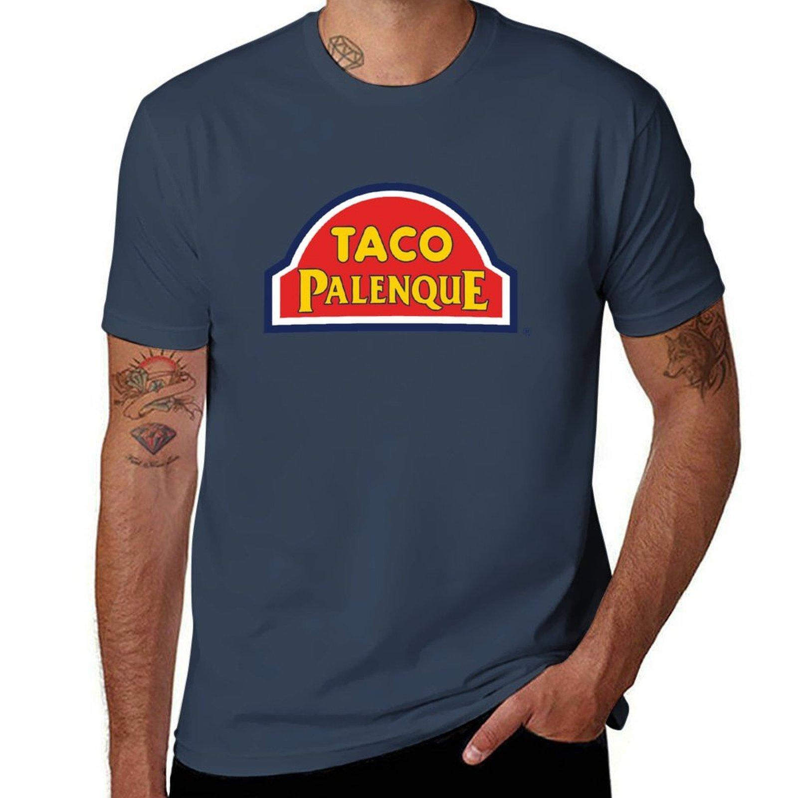 Taco Palenque Mexican Grill TShirt Basic Daily Outfit Short Sleeve Tee S