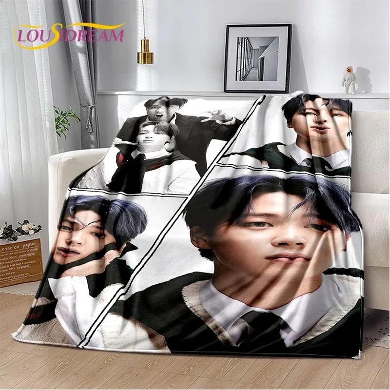 3D Kpop Jeon Jung Kook Jk JIMIN Star Blanket,Soft Throw Blanket for Home Bedroom Bed Sofa Picnic Travel Office Cover Child Gift
