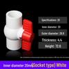 PVC Ball Valve Switch for Water Pipes (Sizes: 20-110mm)