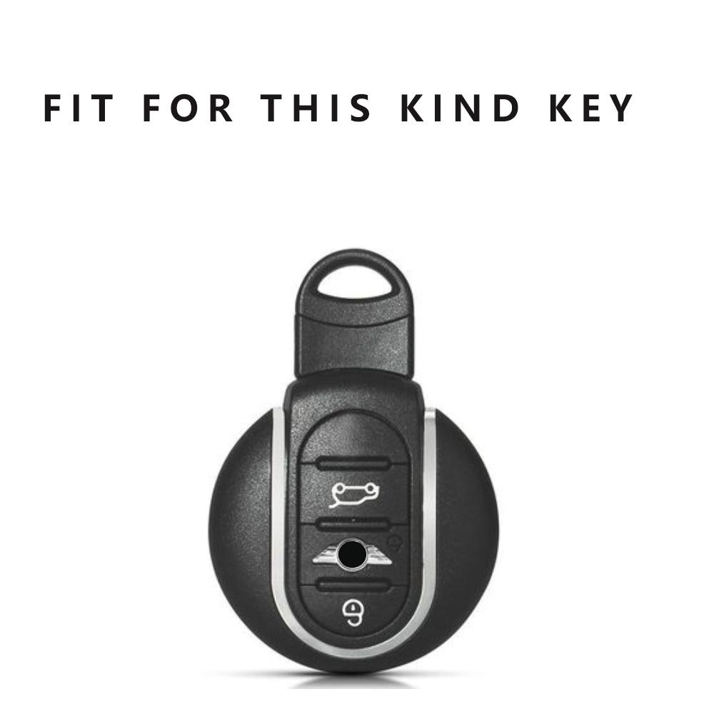 TPU Car Key Case Cover Remote Fob for BMW MINI COOPER JCW S ONE CLUBMAN F54 F55 F56 F57 F60 COUNTRYMAN Holder Shell Keychain