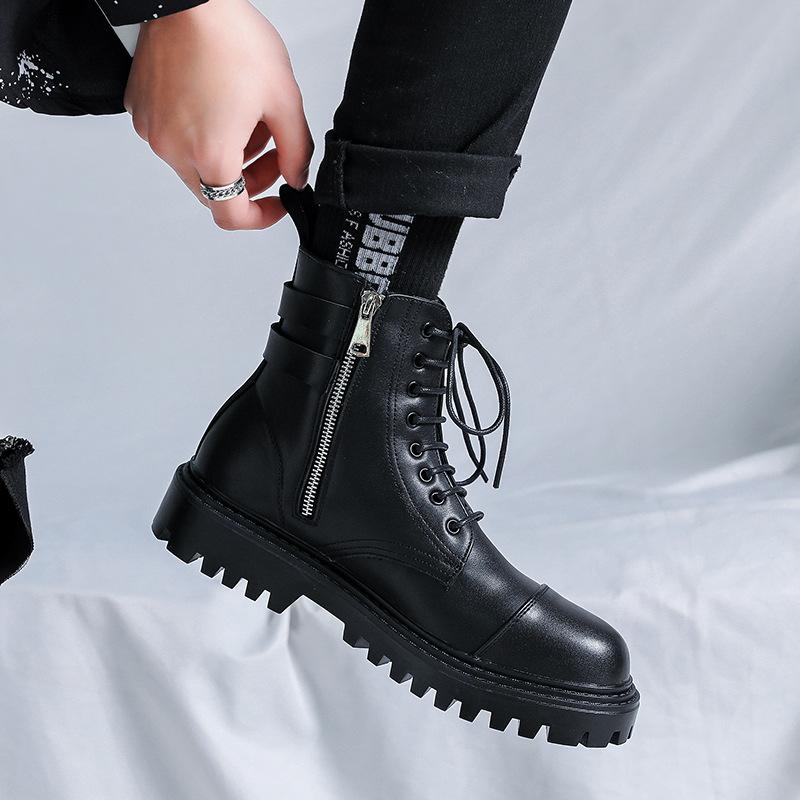 Ботинки Martin мужские универсальные высокие ботинки мужские модные туфли средние туфли — фото 5