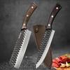 Stainless Steel Kitchen Chef Knife Set, Hand Forged Boning Knife Cutters Slicing Cooking Mini Knife Kitchen Utility Butcher Cutting Meat Cleavers