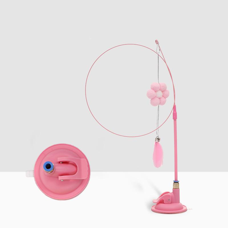 

1/5 шт. забавная игрушка для кошек на присоске, съемная ручная интерактивная игрушка для кошек, портативные игрушки для домашних животных для кошек, игрушки на палочках для кошек