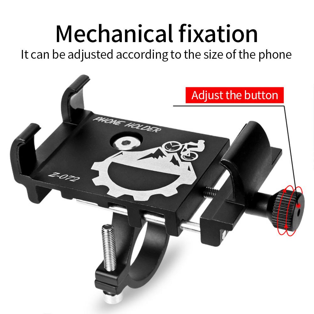 Bicycle Phone Holder ,Aluminium Alloy Navigation Phone Stand Rack Mobile Phone Bracket For Electric Bike Motorcycle