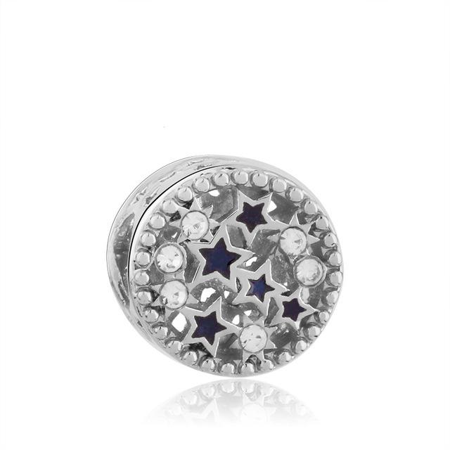 Europejski kolor srebrny ażurowe serce pszczoła miodna mama koralik Fit Charm bransoletka tworzenie biżuterii akcesoria 