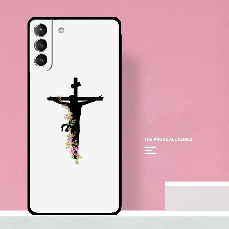 Jesus Christ Cross Phone Case For Samsung Galaxy S26 S23 Ultra S20 S21 S22 S24 S25 Plus S10 S25 FE Cover Coque