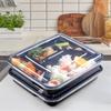 Disposable Plastic 4-Compartment Meal Prep Containers