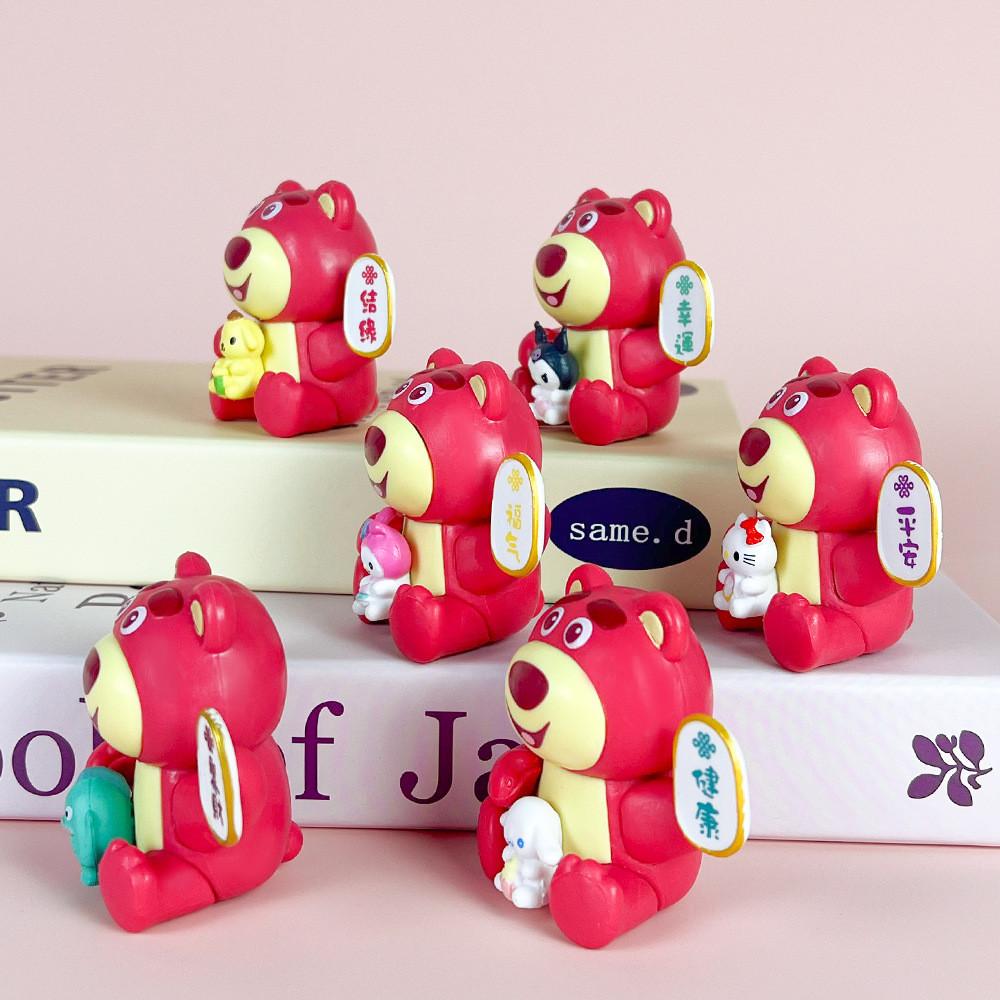 Lotso My Melody Pvc Toy With Assembly For Gift Home Decor And Collectible Fans