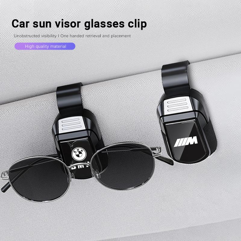 Car Sun Visor Glasses Clip Sunglasses Storage Bracket For BMW E46 E90 E60 F30 F10 E39 E36 F20 G20 G30 E92 E87 E91 X5 E70 F11 E30 XR1