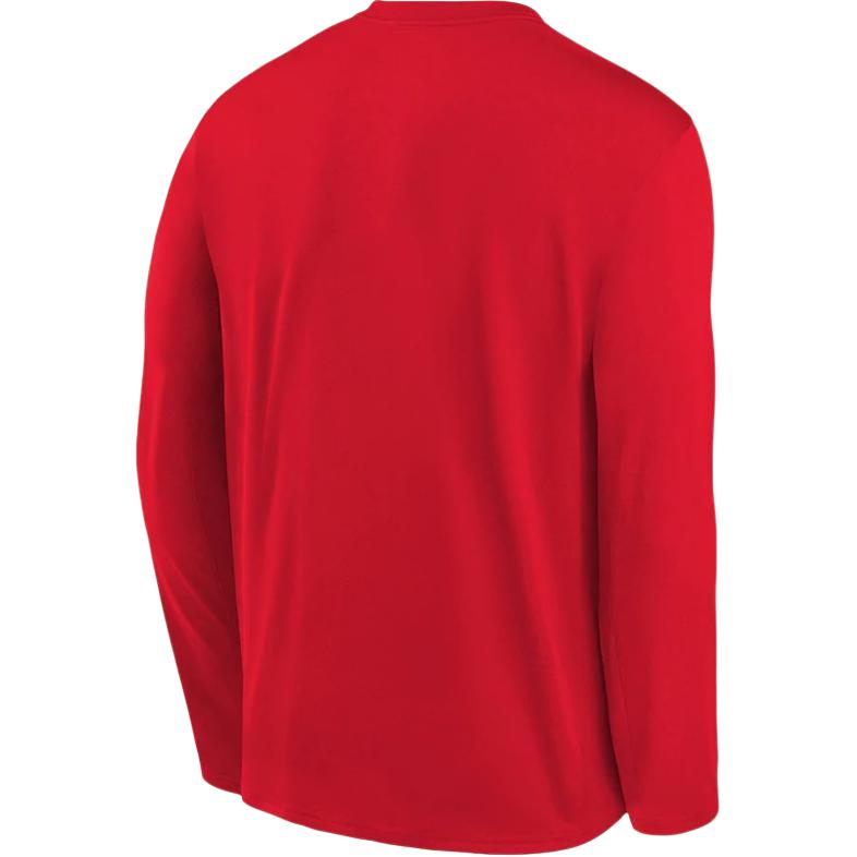 Nike NBA Collaboration Chicago Bulls Quick-Dry Long Sleeve T-Shirt Kids Tops Red 3Z2B7FEJX-BUL