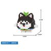Lovely Animal Sphere Nanobrick Micro Diamond Block Panda Duck Elephant Penguin Dog Fox Build Brick Frog Owl Wolf Rabbit Cow Plaything