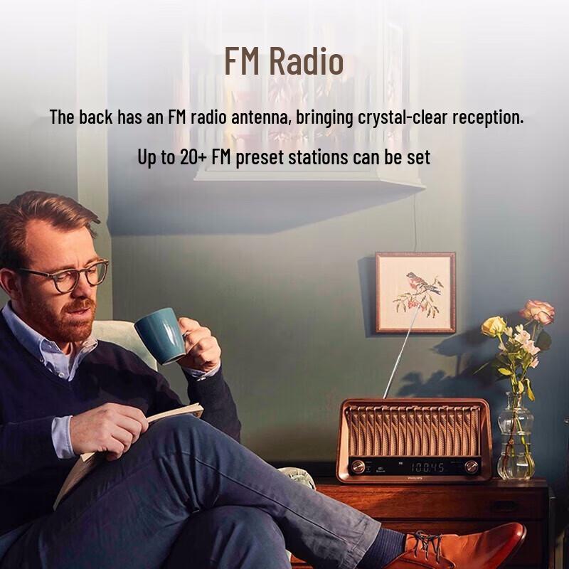 Philips Rococo Retro Bluetooth Speaker TAVS700