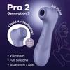 Clitoris Stimulator 2 Tips Connected With Technology Liquid Air Pro 2 Generation 3 Purple Usb Satisfyer Cc597815