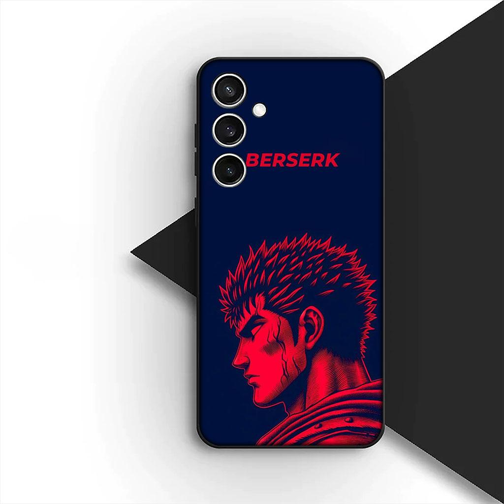 Casing Phone Cover for Samsung Galaxy S22 S21 S20 FE Ultra Plus A07 A17 A15 A16 A25 A57 A37 Case  Berserk Anime Guts