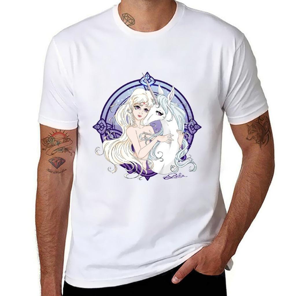 The Two Versions Of The Unicorn Tshirt Creative Graphic Tee Shirt