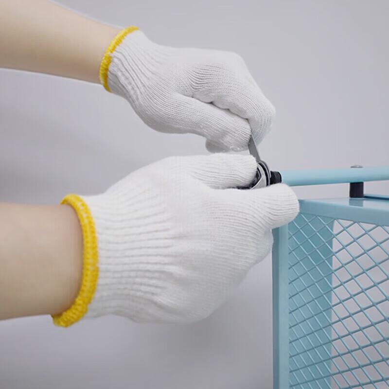 JINGRUIXIANG Thickened Wear-Resistant Cotton Work Gloves