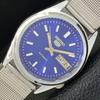 AUTOMATIC VINTAGE REFURBISHED SEIKO 5 JAPAN MENS BLUE COLOR DIAL WATCH A440567-4 Sk-a440567