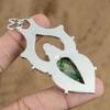Natural Chrysoprase Gemstone Jewelry 925 Sterling Silver Pendant For Girls
