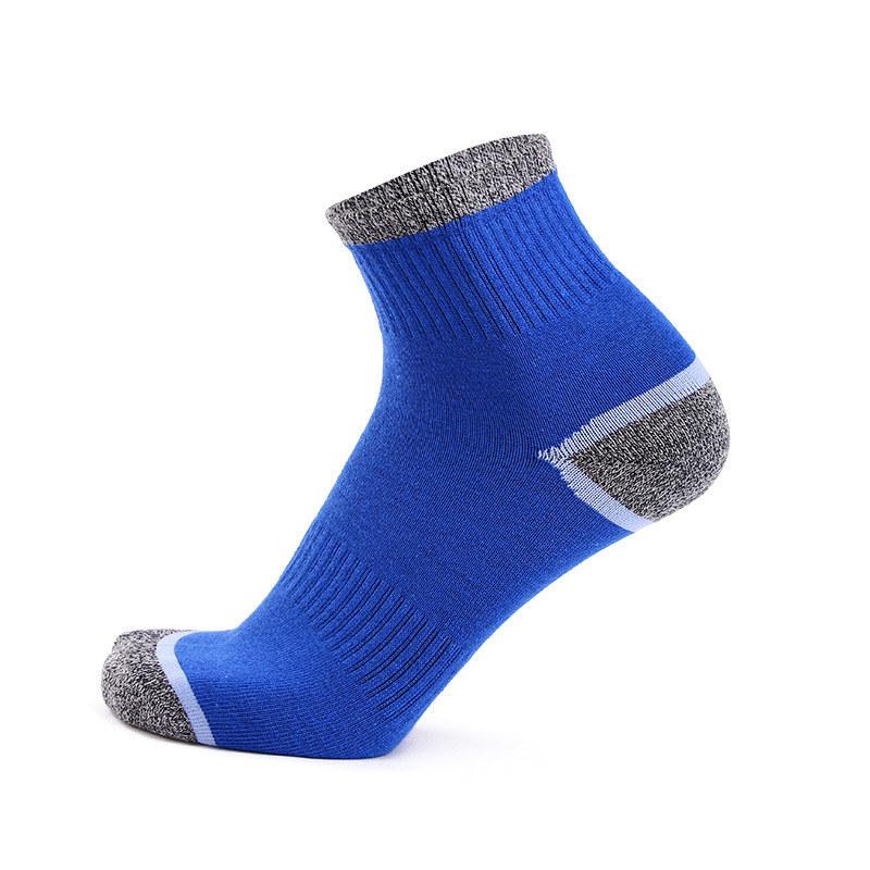 5 Pairs Cotton Men's Socks Casual Breathable Socks Durable Walking Hiking Crew Sock for Man Men Male Outdoor Sports Socks
