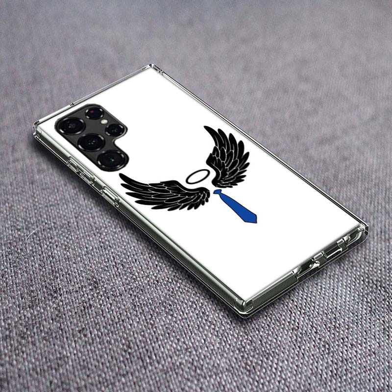 Angel Castiel Supernatural Phone Case For Samsung Galaxy S24 S23 S21 S20 FE S22 S26 Ultra S25 Edge S10 Plus Cover Clear TPU Capa