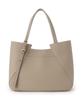 Toff & Loadstone Wrap Tote, Light Shrink Handbag, Cowhide Leather, One Size, Chai